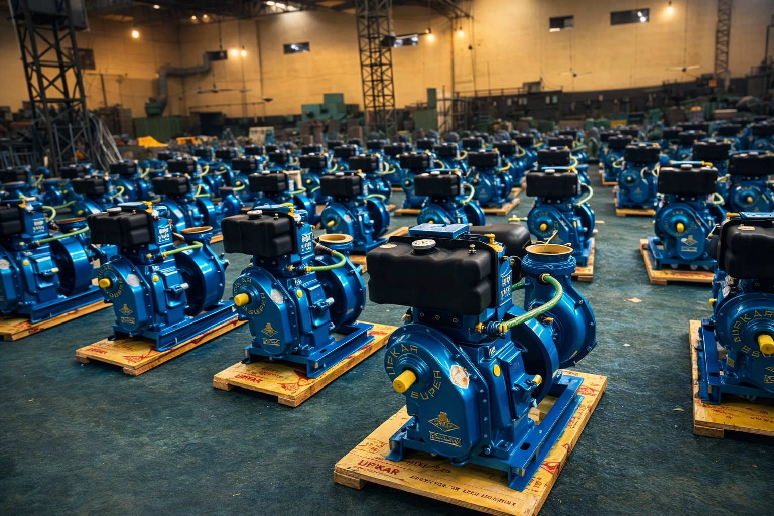 Upkar factory — assembly line