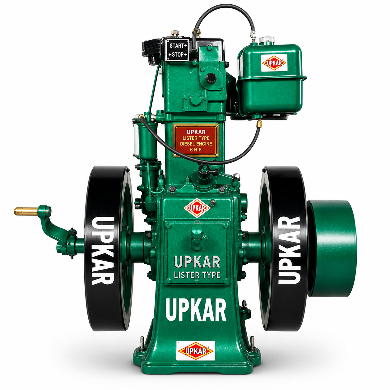 UPKAR Mini Lister Type Diesel Engine — Slow Speed Water-Cooled Series